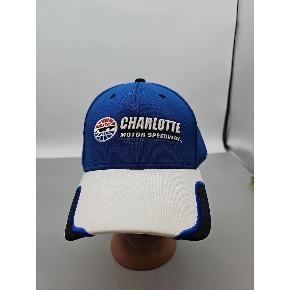 Charlotte‎ Motor Speedway Blue Hat Cap NASCAR Racing Motorsports NC New
